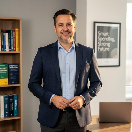 Modern pénzkezelő alkalmazás képernyőképe okostelefonon.